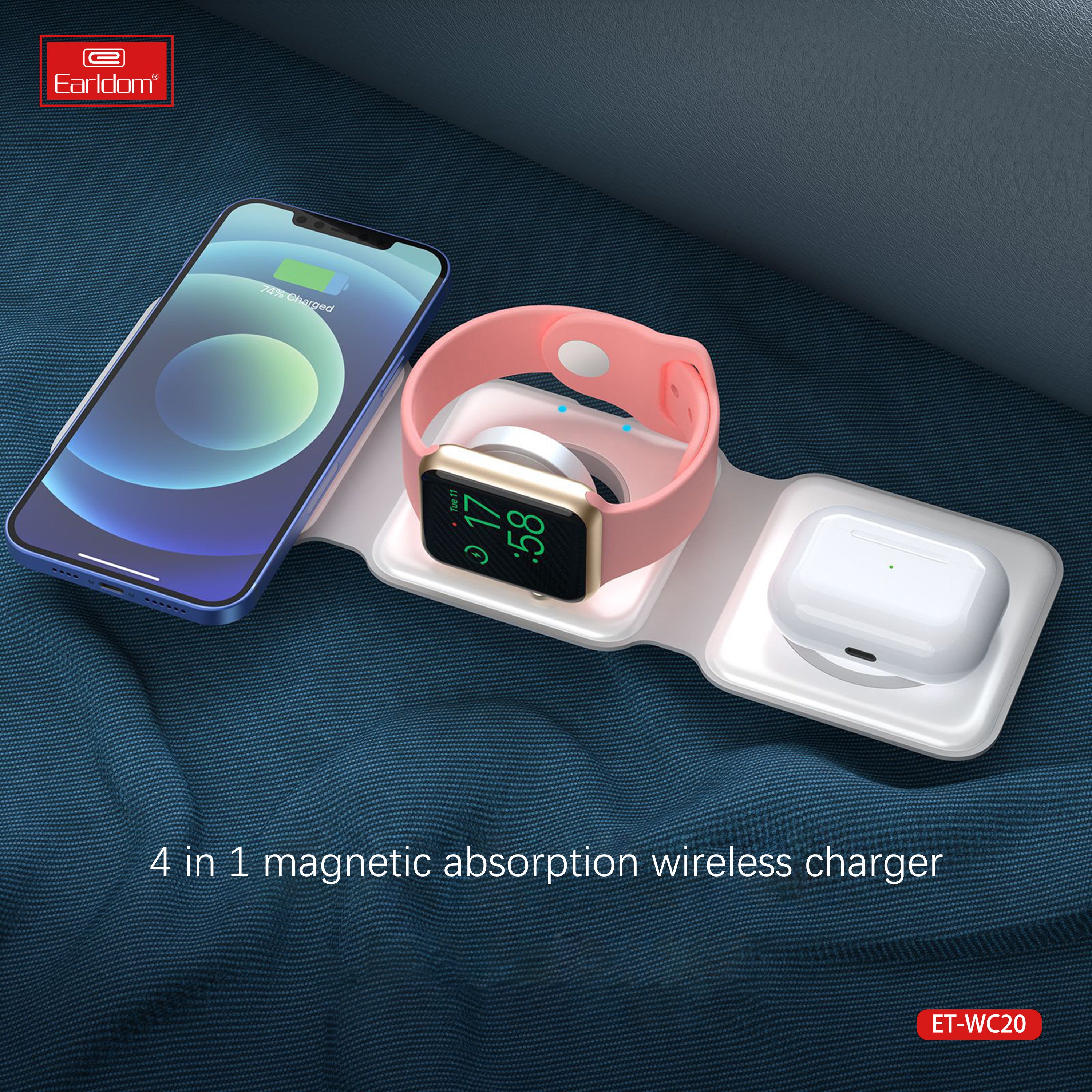 Eardlom Magnetic Wireless Charger - Eardlom Magnetic Wireless Charger -